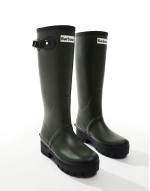 Snowdon tall welly in olive/black