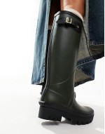 Snowdon tall welly in olive/black